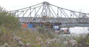 Boat crashes into historic swing bridge