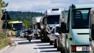 Tamponamento tra furgone e camion prima della galleria del Carso, rallentamenti e code in direzione Trieste