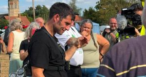 TV star spotted filming at event with 1,300 bikers in Norfolk village