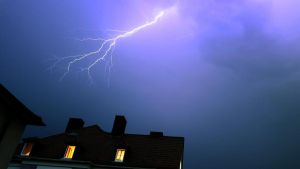 Blitze richteten vergangenes Jahr weniger Schäden an