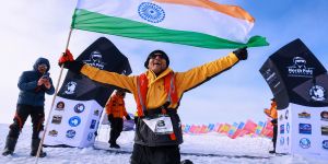 How Does a Man Go From Nearly Ending It All to Becoming the 1st Indian to Run at the North Pole?