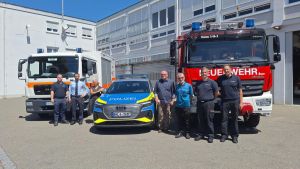 Blaulichttag in Donaueschingen: Feuerwehr-Oldtimer, Polizei-Drohne und Bundeswehr-Panzer hautnah erleben