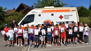 Urkunden für Juniorhelfer und Gewaltprävention an der Grundschule Birkendorf
