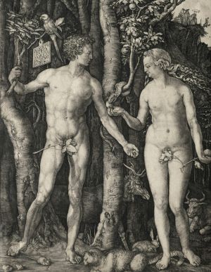 Gott schuf Adam und Eva