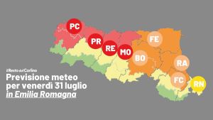 Caldo record, arriva un weekend di fuoco in Emilia-Romagna: le città in bollino rosso /