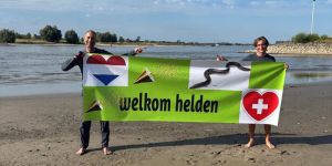«Wir haben uns Kilometer für Kilometer vorangekämpft» – Ivo und Nils haben es nach Holland geschafft