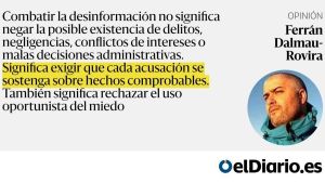 Montes, incendios y desinformación
