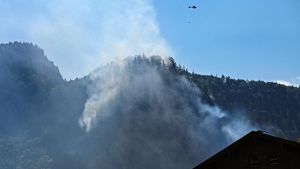 Waldbrand in Chiemgauer Alpen: „Vorsichtig optimistisch“