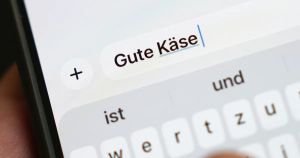Wie steigere ich gut? Gute Käse, süper, peak!