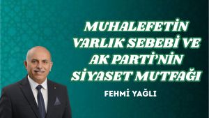 MUHALEFETİN VARLIK SEBEBİ VE AK PARTİ’NİN SİYASET MUTFAĞI