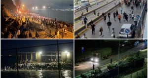FOTO Dignuta vojska, na granici kaos: Kruže dvije teorije o tisućama migranata koji stižu u enklavu