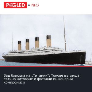 Зад блясъка на „Титаник“: Тонове въглища, евтино нитоване и фатални инженерни компромиси