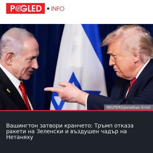 Вашингтон затвори кранчето: Тръмп отказа ракети на Зеленски и въздушен чадър на Нетаняху