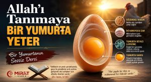 ALLAH’I TANIMAYA BİR YUMURTA YETER.