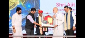 Amit Shah Presents Lokmanya Tilak National Award to NSA Ajit Doval