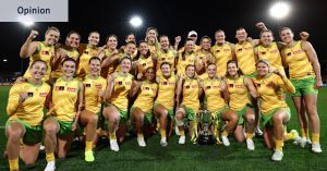The moment Daisy Pearce broke the ice inside the Australian camp