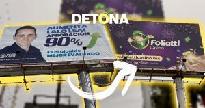 Retiran panorámico mentiroso sobre aprobación del 90% al alcalde de Allende, NL