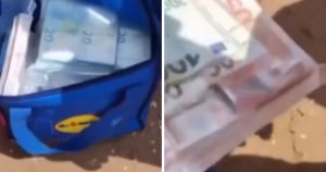 VIDEO Valovi na plažu izbacili 700.000 eura: Kupači pohrlili u more, policija nije mogla vjerovati što vidi