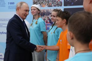 Владимир Путин побывал на финале конкурса «Большая перемена» в Красноярске