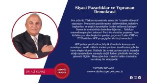Siyasi Pazarlıklar ve Yıpranan Demokrasi
