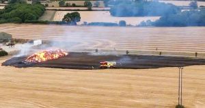 Fire crews salute farmers for helping battle blazes in tinder-dry fields