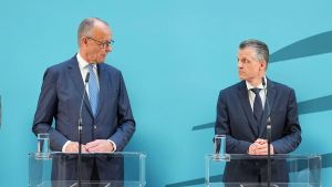 Noch schweigt der Kanzler bei der Rentendebatte. Vielleicht besser so