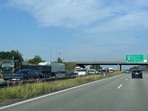 Lige nu: Uheld på Køge Bugt Motorvejen giver op til 30 min. forlænget rejsetid