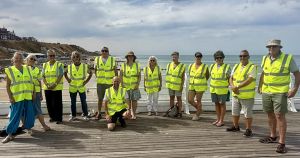 New litter picking group holds first meetup on Cromer Pier