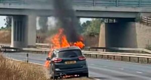 'Brave' cadet commander hailed after helping rescue family from blazing car