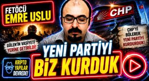 Fetöcü EMRE USLU Yeni Partiyi Biz Kurduk