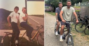 Brothers honouring dad by matching 100 mile cycle he completed years ago