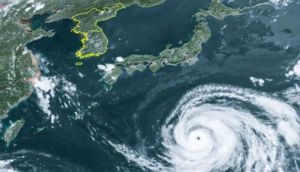 Typhoon Dolphin tracks toward Eastern China after heavy rain drenches Beijing
