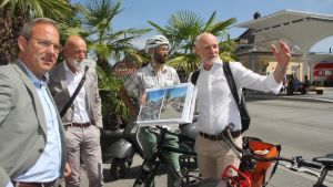„Konstanz könnte ein Leuchtturm sein“: Staatssekretär betrachtet das Radparkhaus als genau richtig