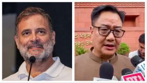 Rahul Gandhi hits back after Kiren Rijiju’s ‘Change Of Heart’ swipe over women’s quota