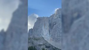 Frana sul Monte Pelmo: le immagini dal rifugio Città di Fiume