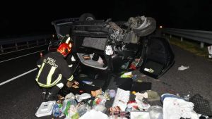 Carambola lungo il ponte sul Piave in A27, tre feriti nella notte