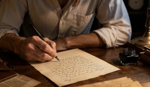 A última carta escrita por nossas mãos