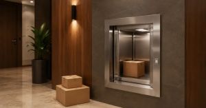 Construtora cria elevador para receber iFood em Balneário Camboriú