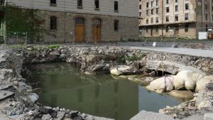 Porto Vecchio e il nodo del torrente Chiave, Dipiazza: «Lavori troppo lenti, sono preoccupato»
