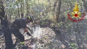 Incendio tra Monfalcone e Duino, notte di controlli e nuove fiamme: resta chiusa la statale 14