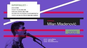 Poznati su superfinalisti Nagrade Milan Mladenović 2026