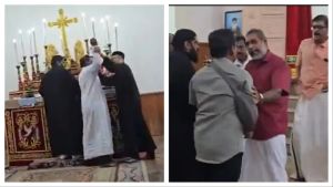 Watch: Kerala church row turns violent; 22 booked after Orthodox-Jacobite clash in Piramadom