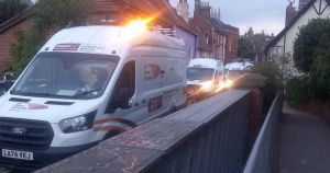 Explosion leaves hole in pavement after cutting power to dozens of homes