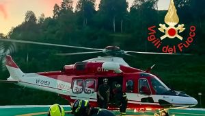 Veleso, recuperati con l’elicottero cinque scout francesi in difficoltà sul Monte San Primo