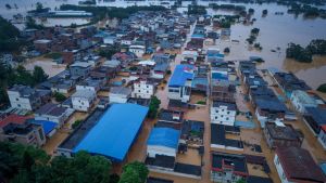 Beijing braces for one-third of Its annual rainfall over next 24 hours as Typhoon Dolphin moves inland