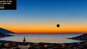 Eclissi parziale di sole, ecco come si vedrà a Trieste: la simulazione