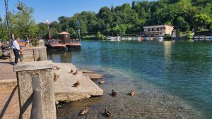La secca storica dell’Adda ferma anche il traghetto di Leonardo da Vinci: “Impossibile da manovrare senz'acqua nel fiume”