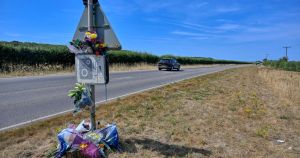 Man in his 20s who died in A148 crash named in roadside tributes