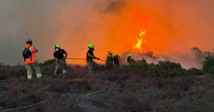 Beauty salon offers facial treatments to firefighters after devastating blaze