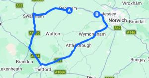 Drivers facing 65-mile diversion during upcoming A47 closure